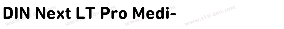 DIN Next LT Pro Medi字体转换